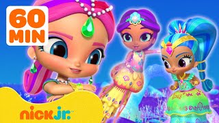 Shimmer and Shine's Mermaid Adventures! ‍♀ w/ Leah and Arabella | 1 Hour Compilation | Nick Jr.