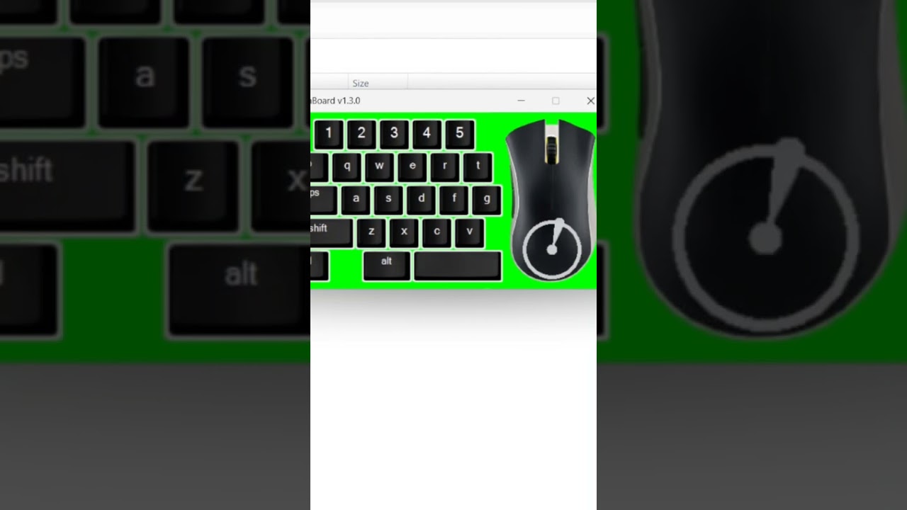 How to do an overlay keyboard and mouse for your streams and videos 
