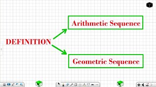 Arithmetic Sequence and Geometric Sequence DEFINITION Grade 12 Maths
