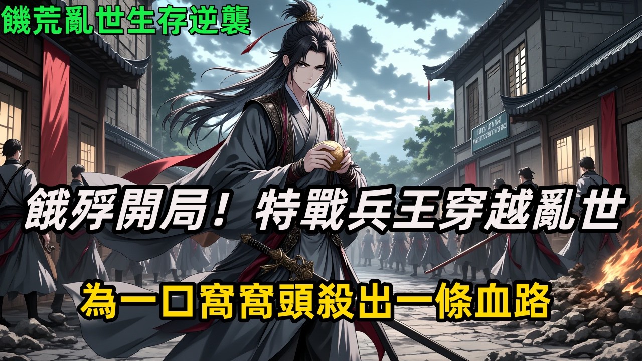 《餓殍開局！特戰兵王穿越亂世，為一口窩窩頭殺出一條血路》從現代特種兵到異界餓殍，地獄難度開局！邊關饑荒，蠻族壓境，他憑一句「我能殺人」震懾募兵場，在參軍即配妻的邊地實戶令中求生逆襲