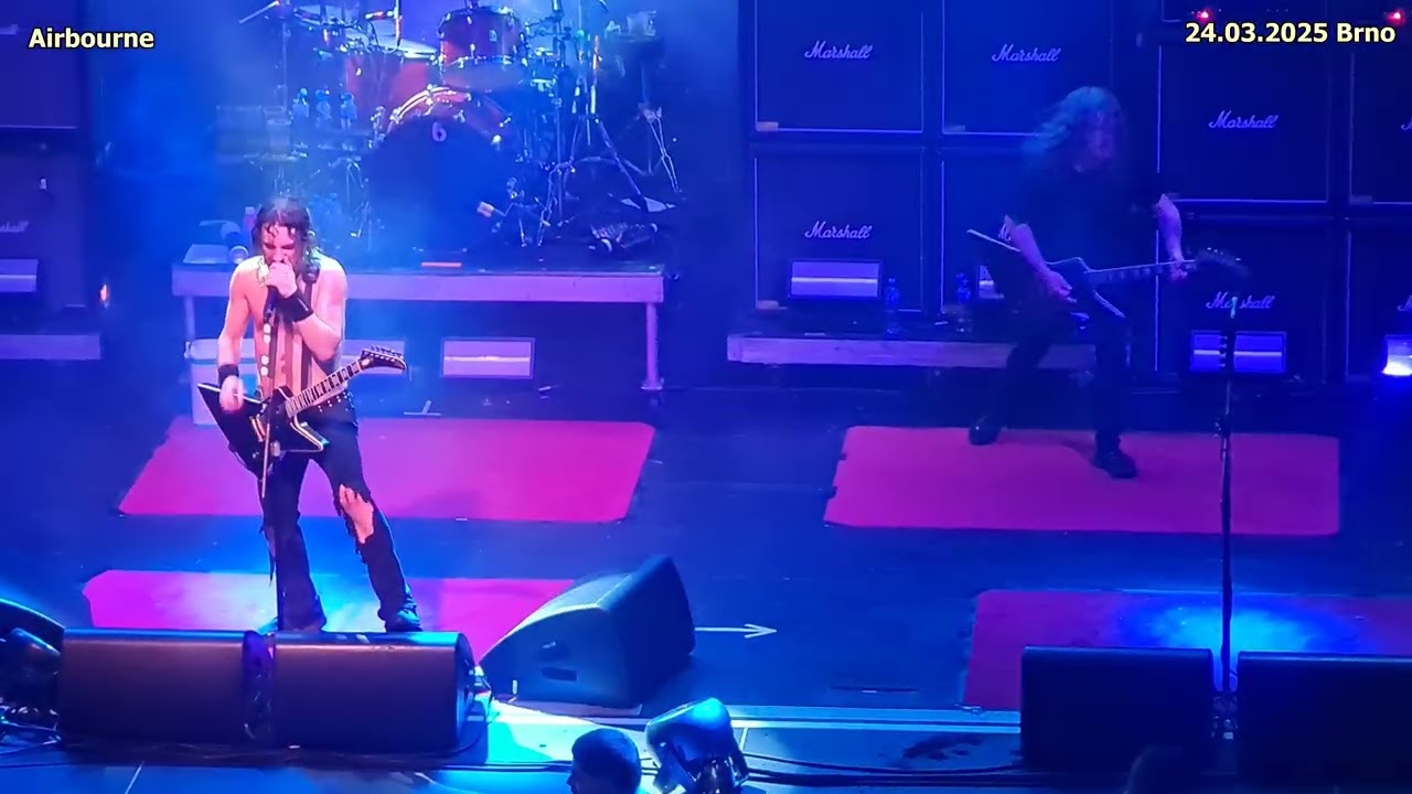 Airbourne koncert Brno, 24.03.2025