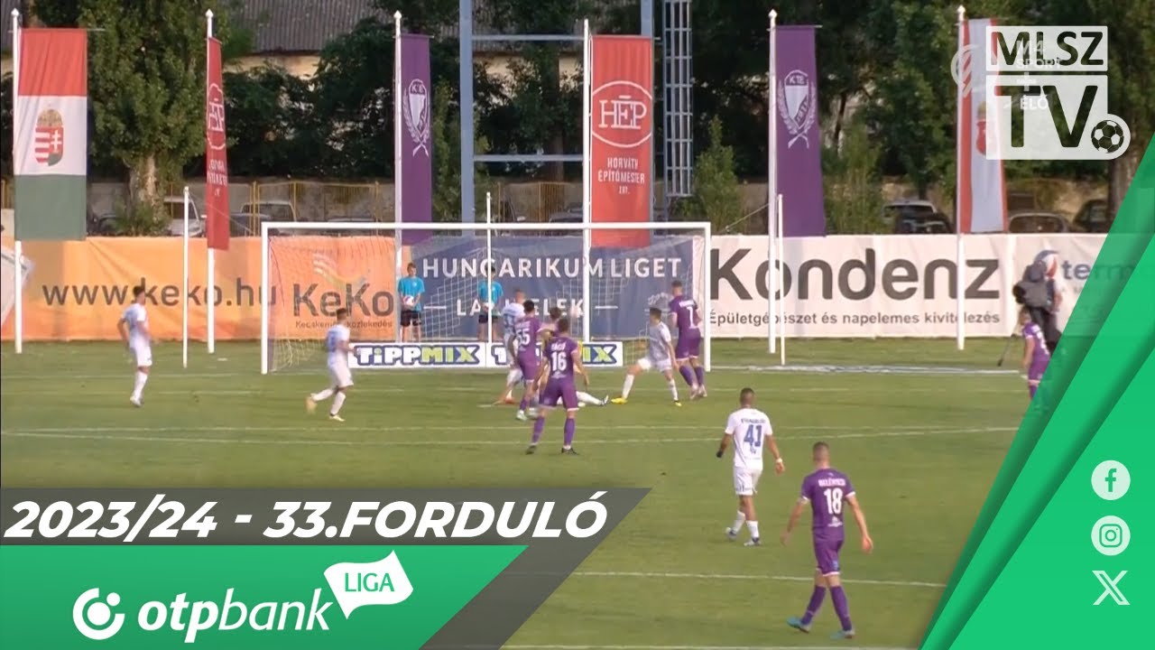 Kecskeméti TE – ZTE FC | 2-1 | (0-1) | OTP Bank Liga | 33. forduló | MLSZTV