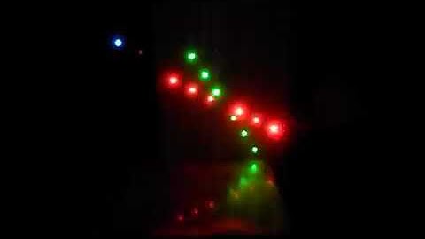 555 / 4017  R,G,B, Led - 18 step Sequencer Circuit