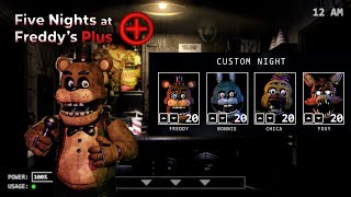 FNAF Plus Fanmade 4/20 Mode COMPLETE! (20/20/20/20 Mode)