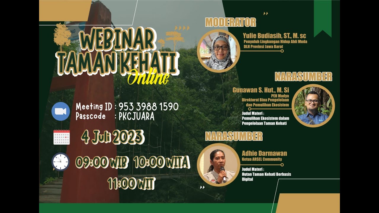 Webinar Taman Kehati | 04 Juli 2023