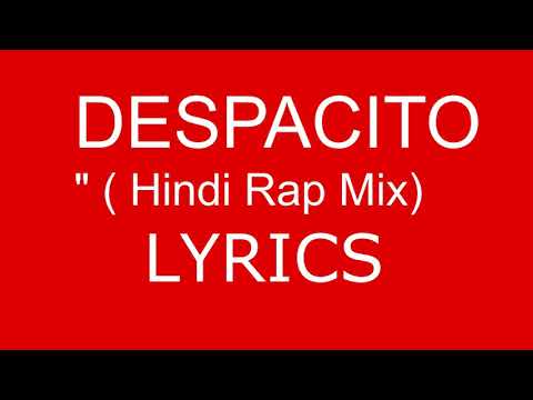 despacito-(hindi-version)-lyrics