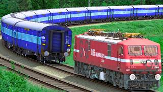 WAG9 DR SILVER SHUNT ICF BLUE NEW COACH | BUMPY RAILROAD | Train Simulator | Railwork | NTG GAMING screenshot 2