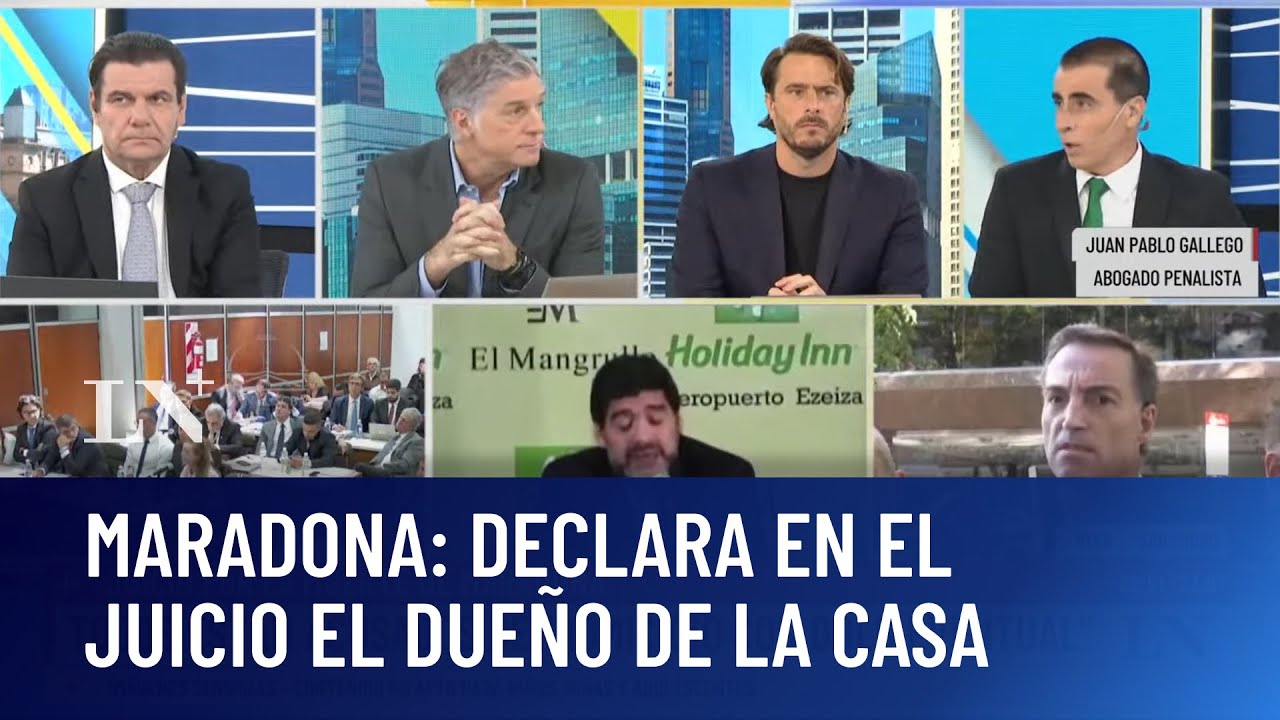 Sigue el juicio por la muerte de Maradona: declara el dueño de la casa