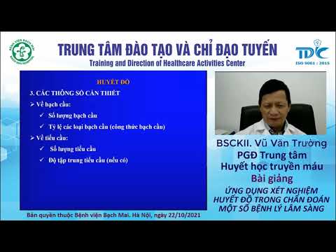Video Ứng dụng xét nghiệm Huyết đồ trong chẩn đoán và điều... - youtube