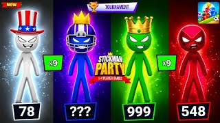 Stickman BEST MINIGAMES Tournament | Stickman Party 1 2 3 4 Player Game 2026 Part 29 | MiniGames  screenshot 1