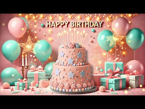 Happy Birthday Celebration Song 4K 🎉