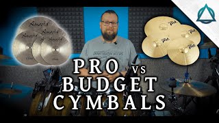 PRO vs BUDGET Cymbals | Which CYMBALS should YOU buy?