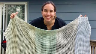 AshlanKnits—New FO: Tonal Baby Blanket!