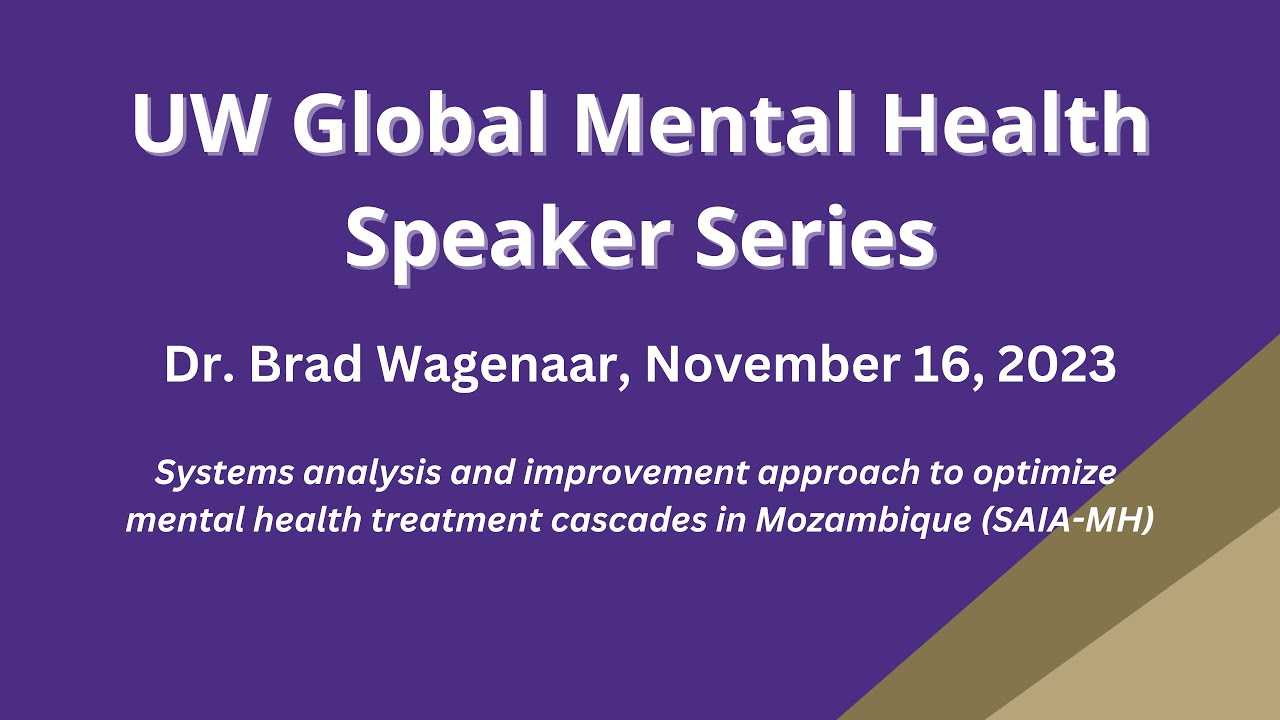 Systems analysis and improvement approach to optimize mental health treatment cascades in Mozambique