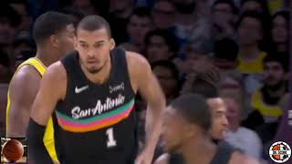 Victor Wembanyama Scores 40 Points (37 in 1st Half) vs Lakers