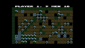 Atari Boulder Dash (Trap Boulder 1). Cave 16