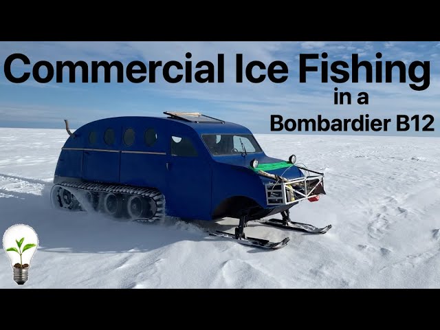 Half the fun of ice fishing on Lake Winnipeg is snowmobiling out to where  the big walleye live! Check out my setup here, my 1995 Skandic 500 sure  gets the job done! 