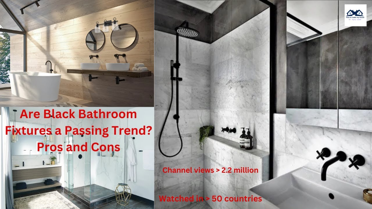 Are Black Bathroom Fixtures a Passing Trend | Why to Select Black ...