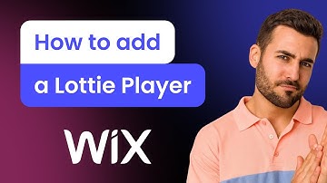 How to add a Lottie Player to Wix