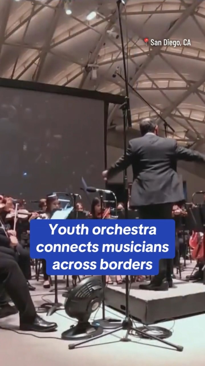 Youth orchestra connects musicians across borders #shorts