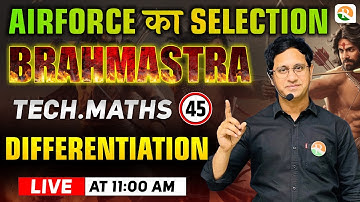 Differentiation -1 | Airforce Maths Classes | Maths for Airforce | Airforce Classes