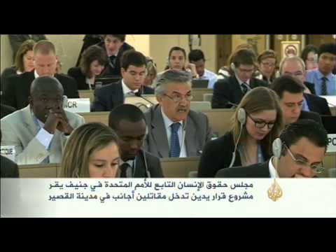 حقوق الإنسان يدين تدخل مقاتلين أجانب في القصير