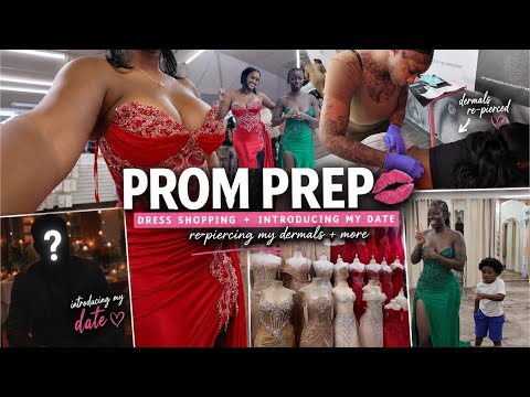 STREAMER PROM DRESS SHOPPING+ MEET MY DATE+ GETTING BACK DERMAL RE PIERCED+ MAINTENANCE+ MORE !