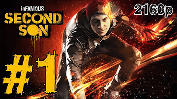 Infamous Second Son Evil Walkthrough Part 1 Evil Chooices - Gameplay - No Commentary PS4 [2160p 4k]
