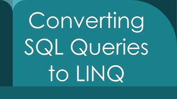 Converting SQL Queries to LINQ
