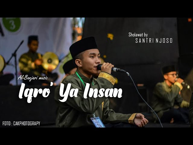 Iqro' Ya Insan - Santri Njoso Al Banjari Cover voc. Sulthon class=