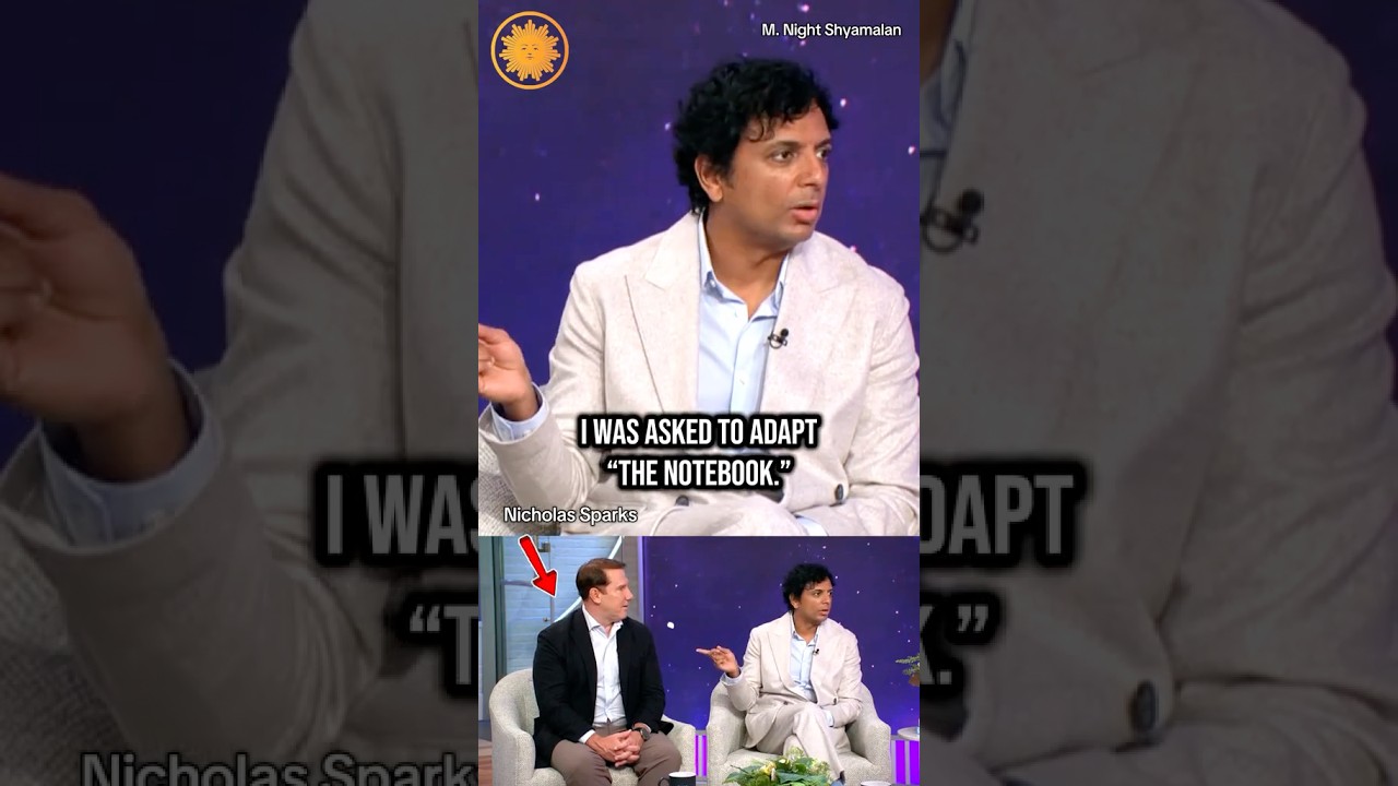 M. Night Shyamalan and Nicholas Sparks on their new novel 