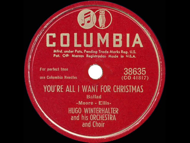 Hugo Winterhalter - You're All I Want for Christmas