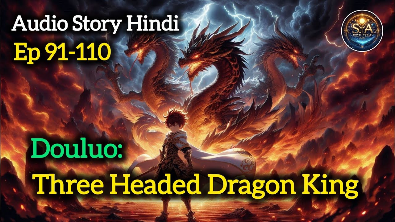 Douluo Dalu: Three Headed Dragon King Episode 91–110 | Dragon Power Awakening | Audio Story Hindi