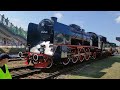 Steam locomotive parade august 2023 wolsztyn poland