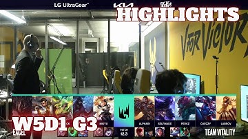 XL vs VIT - Highlights | Week 5 Day 1 S12 LEC Spring 2022 | Excel vs Vitality W5D1