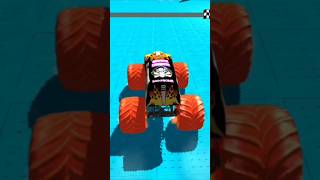 💥 Monster Truck Mega Ramp Madness | Extreme Stunts & Insane Crashes 🔥 Mega#shorts