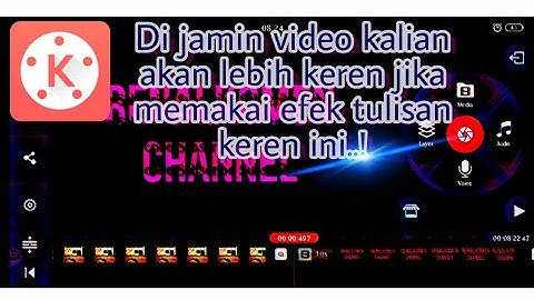 Membuat Efek Teks keren Terbaru di Kinemaster.! || Intro video || RenalKomen Channel