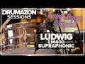 Ludwig lm400 supraphonic 14 x 5 snare drum audio demo by drumazon feat rocky morris