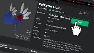 Buying A Valkyrie Helm Roblox Jailbreak Youtube - valkyrie helmet roblox id