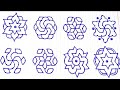 7-4 dots Simple rangoli designs/Easy rangoli art design/muggulu designs/Sony rangoli designs/kolam/