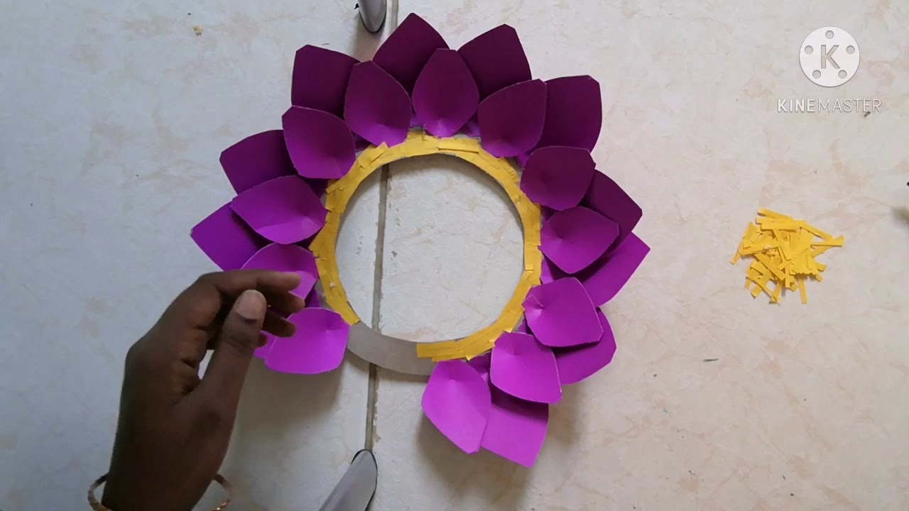 DIY Lotus flower mask for kids fancy dress competition/ how to make