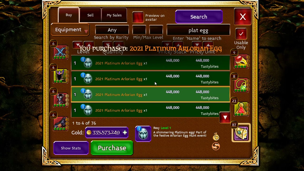 120M+ Spent on 2021 Platinum Eggs!