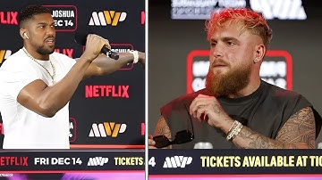 “Anthony Joshua SNAPS! Sends SAVAGE Warning to Jake Paul at Their First Face-Off! 🔥🥊”