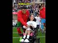 Touching Moments Between Players & Kids ❤️⚽#football #shortsfeed