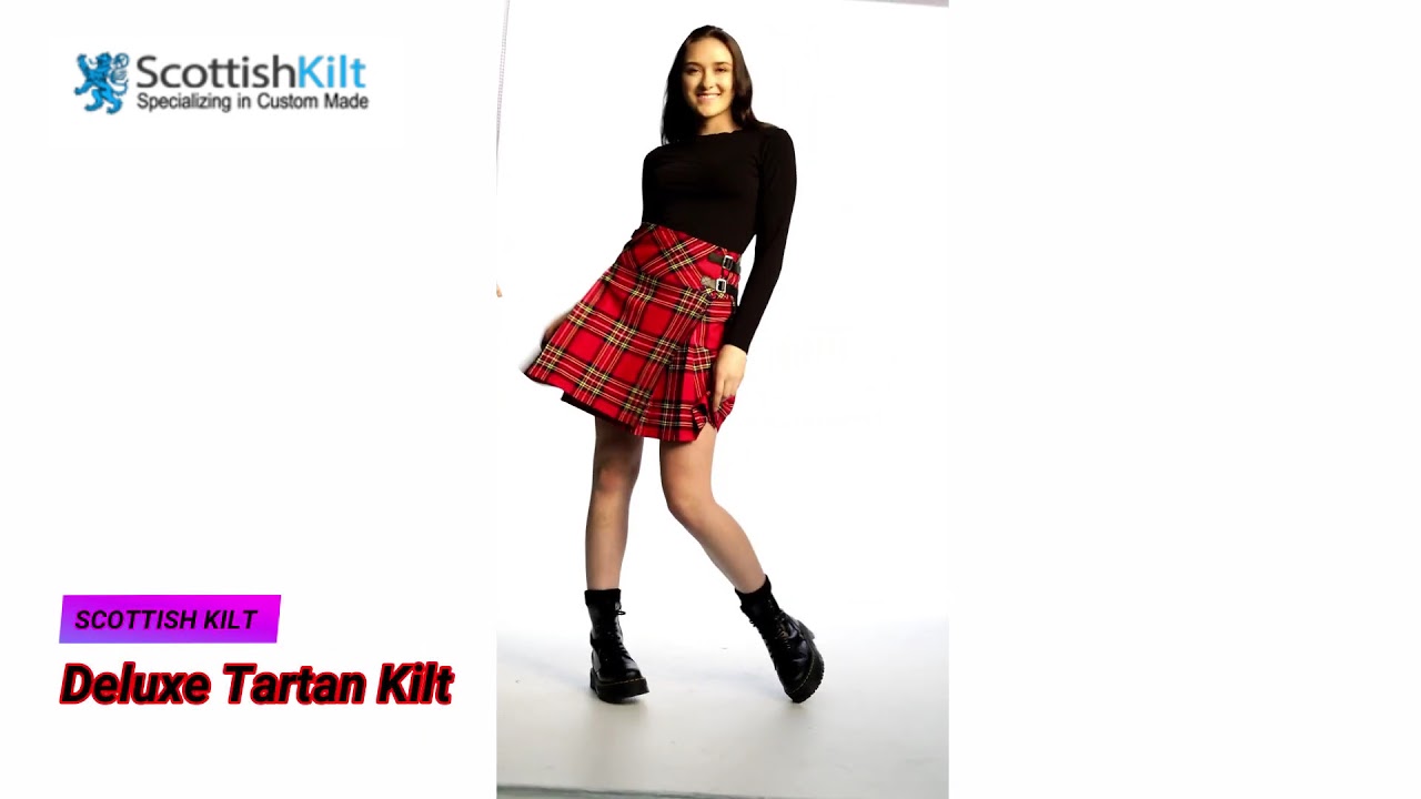 Ladies Tartan Kilted Skirts, Measuring Guide