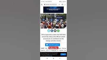 Neet result 2022 | Answer key| Full details