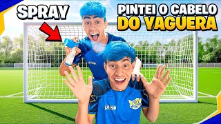 PINTEI O CABELO DO YAGUERA DE AZUL!