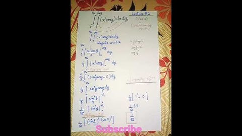 Double integral | Evaluating Iterated Integral | Repeated integral