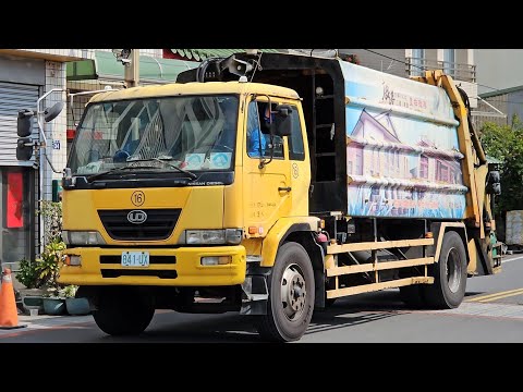 20250308彰化縣鹿港鎮垃圾車841-UX，回收車382-S8(有播音)