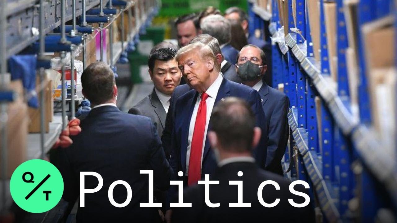 Trump Tours Medical Equipment Distribution Center in Allentown